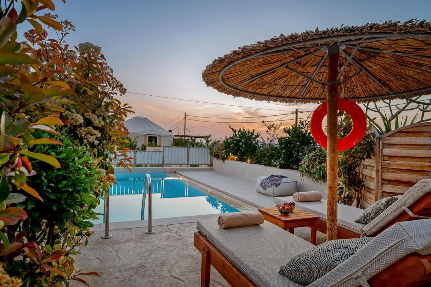 Ammokrinos Luxury Homes,150M From The Beach Kalamaki  Exterior photo